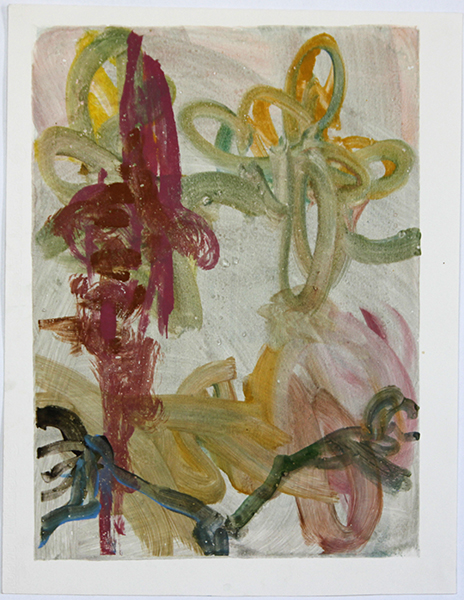 No Title 2 drawing on gelatine, print