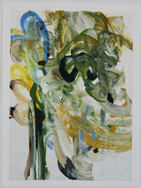 No Title 4 drawing on gelatine, print