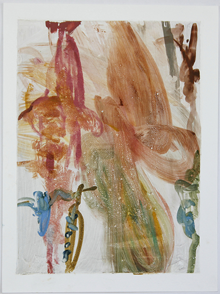 No Title 5 drawing on gelatine, print