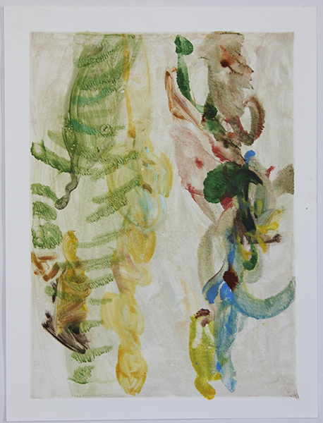 No Title 10 drawing on gelatine, print